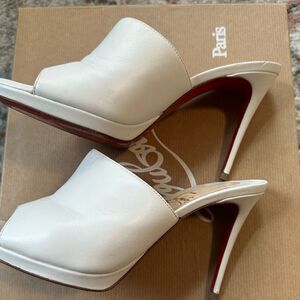 Christian Louboutin pigamule leather mules